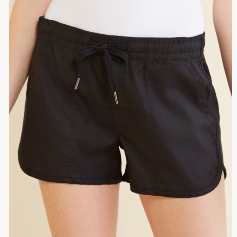 Level 99 Pull on Linen Blend Tori Shorts size large